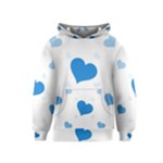 Blue Hearts Kids  Pullover Hoodie