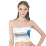 Blue Hearts Tube Top