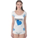 Blue Hearts Boyleg Leotard (Ladies)