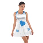 Blue Hearts Racerback Dresses