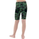 Green Camo Hearts Kid s Mid Length Swim Shorts View2