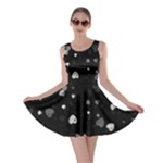 Black and White Hearts Skater Dress