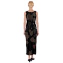 Olive Hearts Fitted Maxi Dress View2