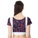 Confetti Hearts Short Sleeve Crop Top (Tight Fit) View2