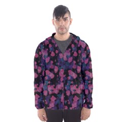Confetti Hearts Hooded Wind Breaker (men) by TRENDYcouture