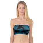 Turquoise Hearts Bandeau Top