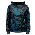 Turquoise Hearts Women s Pullover Hoodie