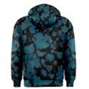 Turquoise Hearts Men s Zipper Hoodie View2