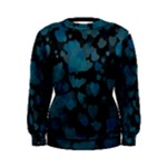 Turquoise Hearts Women s Sweatshirt