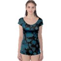 Turquoise Hearts Boyleg Leotard (Ladies) View1