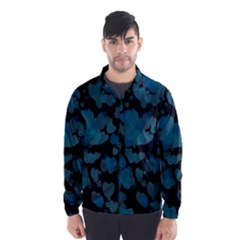 Turquoise Hearts Wind Breaker (men) by TRENDYcouture