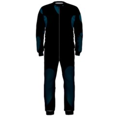 Teal Hearts Onepiece Jumpsuit (men) 