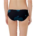 Teal Hearts Classic Bikini Bottoms View2