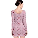 Heart Squares Long Sleeve Bodycon Dress View2