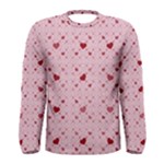 Heart Squares Men s Long Sleeve Tee