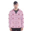 Heart Squares Hooded Wind Breaker (Men) View1