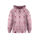 Heart Squares Kids  Zipper Hoodie View1