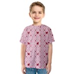 Heart Squares Kid s Sport Mesh Tee