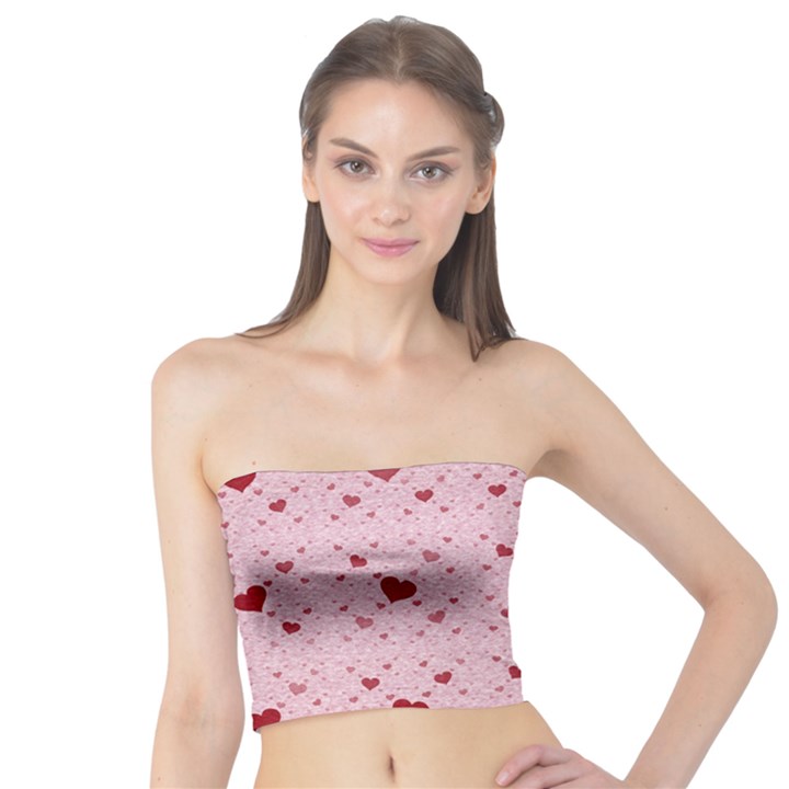 Heart Squares Tube Top