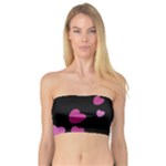 Pink Hearts Bandeau Top