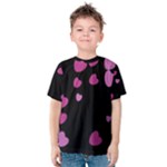 Pink Hearts Kid s Cotton Tee