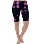 Pink Hearts Cropped Leggings 