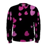 Pink Hearts Men s Sweatshirt