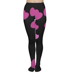 Pink Hearts Women s Tights