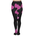 Pink Hearts Women s Tights View1