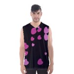 Pink Hearts Men s Basketball Tank Top