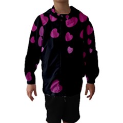 Pink Hearts Hooded Wind Breaker (kids) by TRENDYcouture