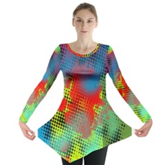 Tiling Lines 5 Long Sleeve Tunic 