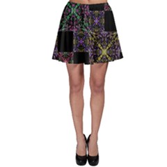 Ornate Boho Patchwork Skater Skirt by dflcprintsclothing