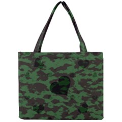 Green Camo Hearts Mini Tote Bag by TRENDYcouture