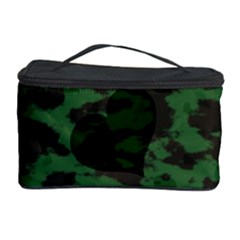 Green Camo Hearts Cosmetic Storage Case by TRENDYcouture
