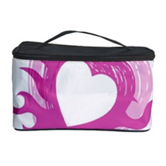 Hot Pink Love Cosmetic Storage Case by TRENDYcouture