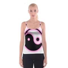 Yin Yang Glow Spaghetti Strap Top by TRENDYcouture
