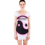 Yin Yang Glow Short Sleeve Bodycon Dress