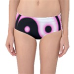 Yin Yang Glow Mid-Waist Bikini Bottoms