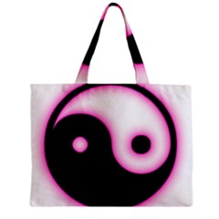 Yin Yang Glow Zipper Mini Tote Bag by TRENDYcouture