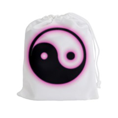 Yin Yang Glow Drawstring Pouches (xxl) by TRENDYcouture