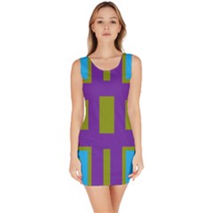 Angles And Shapes                                                 Bodycon Dress