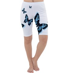 Butterflies Cropped Leggings  by TRENDYcouture