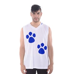 Blue Paws Men s Basketball Tank Top by TRENDYcouture