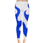 Blue Flames Leggings 