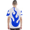 Blue Flames Men s Sport Mesh Tee View2