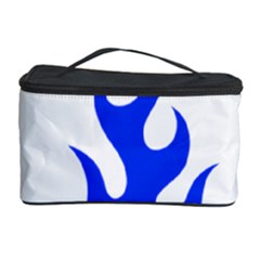 Blue Flames Cosmetic Storage Case by TRENDYcouture