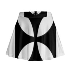 Cross Mini Flare Skirt by TRENDYcouture