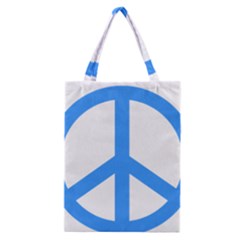 Blue Peace Classic Tote Bag by TRENDYcouture