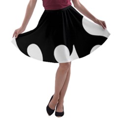 Flames A-line Skater Skirt by TRENDYcouture